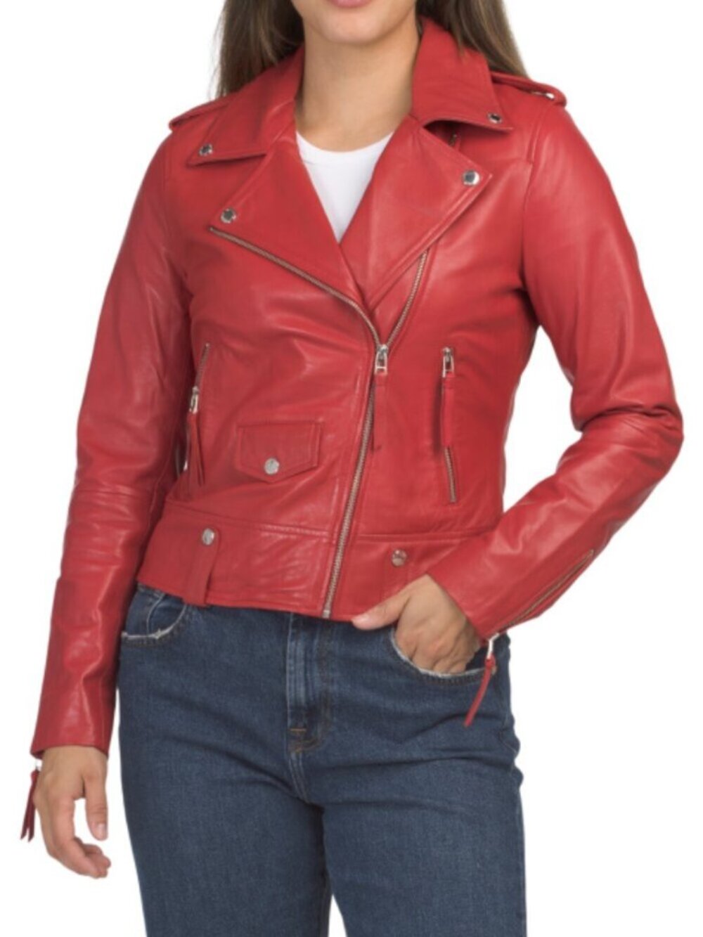 BOD & CHRISTENSEN Leather Morgan Moto Jacket